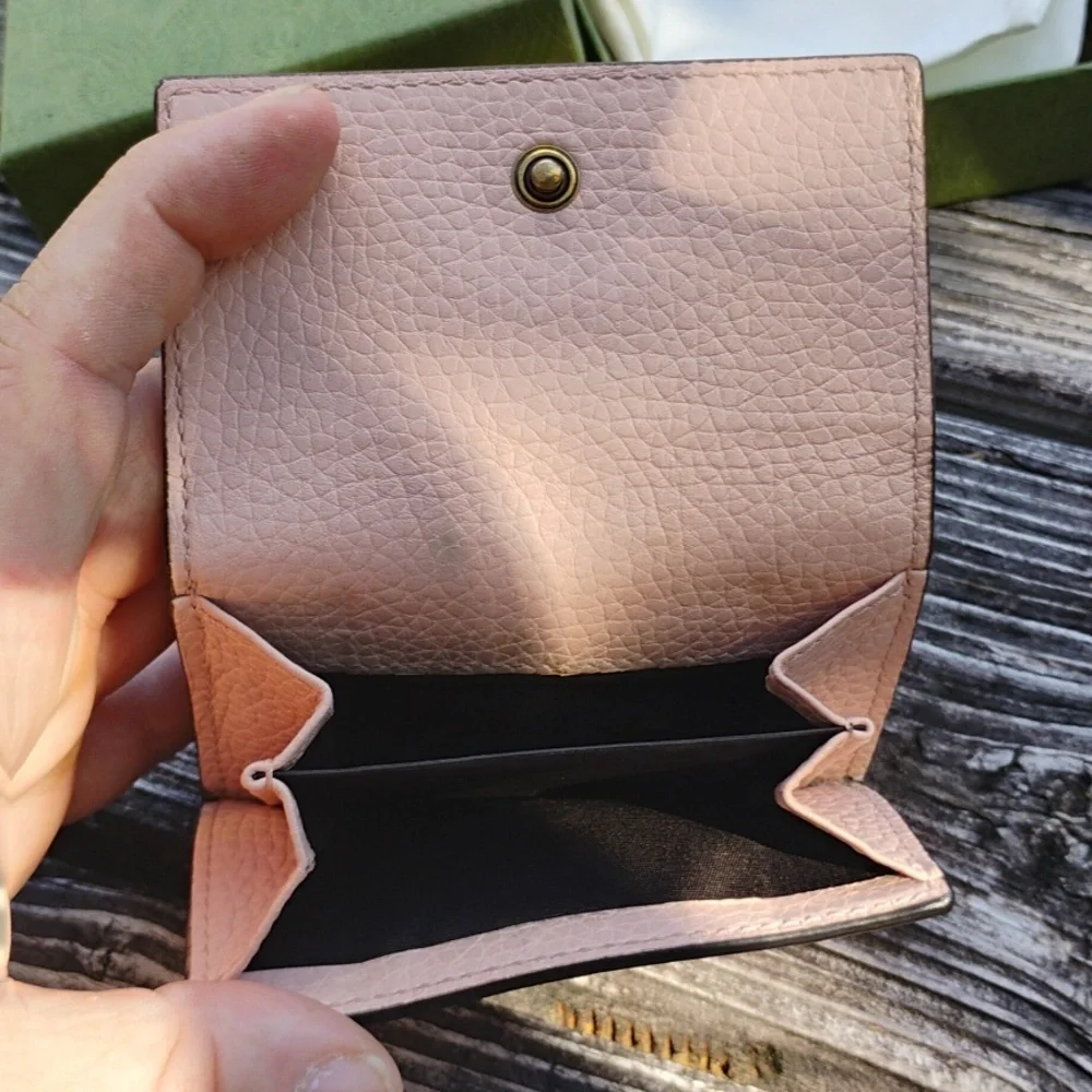 Gucci Blind For Love Blush Pink Compact Wallet With Box, Dustbag & Ribbon - Picture 6 of 12